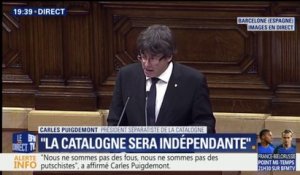 "La Catalogne sera un Etat indépendant", proclame Carles Puigdemont