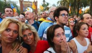 L'image à ne pas louper: le grand huit émotionnel des indépendantistes catalans