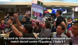 Foot: Match haut en émotions pour les supporteurs de l'Argentine