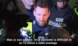 Messi : "J'ai eu peur qu'on ne réussisse pas"