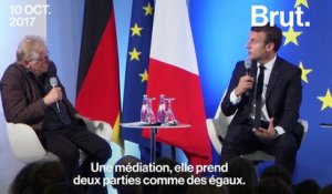Emmanuel Macron explique pourquoi l’Europe ne "bouge pas" sur la Catalogne