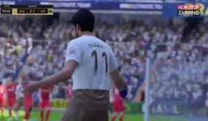 FIFA 18 : Le craquage d’Hervé Mathoux et Pierre Ménès dans le jeu, la vidéo buzz