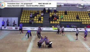 Troisième tour, tir progressif, Club Elite Masculin J2, Mâcon vs Aix-les-Bains, octobre 2017