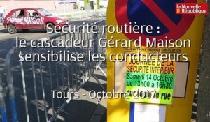 VIDEO. Tours : un cascadeur professionnel sensibilise à la sécurité routière