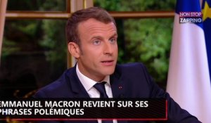 Emmanuel Macron : "Bordel", "fainéants"… le président assume son langage "populaire" (Vidéo)