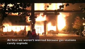 Ces pompiers filment leur intervention dans les flammes de Santa Rosa en Californie !