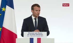 Macron aux forces de l'ordre : « Je vous demande d'être fort et juste »