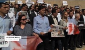 A Malte, les journalistes rendent hommage à leur consœur assassinée