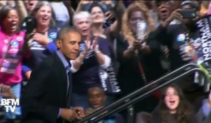 "Yes, we can". Obama ovationné pour son retour en meeting