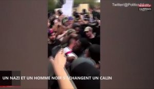 Etats-Unis : Un homme noir et un néo-nazi se prennent dans les bras lors d'une manifestation (vidéo)