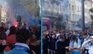 Avant la rencontre OM PSG, la  chaleur monte dans les rues de Marseille