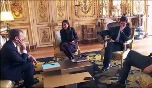 Le chien d'Emmanuel Macron se soulage en pleine réunion