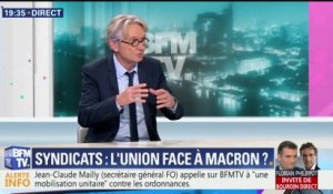 "Il y a des points qui ne sont pas acceptables dans les ordonnances", dit Mailly