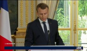 Abdel Fattah al-Sissi reçu à l’Élysée par Emmanuel Macron