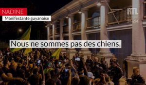 "Nous sommes traités plus bas que terre" : la colère d'une guyanaise lors de la visite de Macron