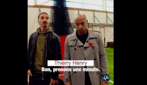 Devant Thierry Henry, Ibrahimovic se compare à Dieu