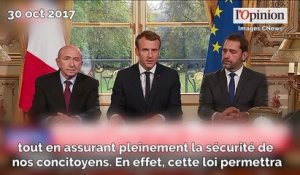 Fin de l'état d'urgence: Emmanuel Macron signe la nouvelle loi antiterroriste