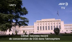 Climat: nouveau record de concentration de CO2 dans l'atmosphère