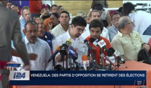 Venezuela : Des partis d'opposition se retirent des élections
