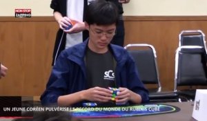 Un jeune Coréen pulvérise le record du monde du Rubik's Cube (Vidéo)