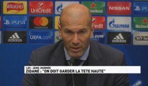 Champions League - Zidane déçu de son équipe