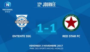J12 : Entente SSG - Red Star FC (1-1), le résumé