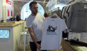 Un fabriquant de t-shirt marseillais en a créé un à l’effigie du coup de pied de P. Evra