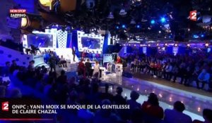ONPC : Claire Chazal moquée sur sa gentillesse, Yann Moix se lâche (vidéo)