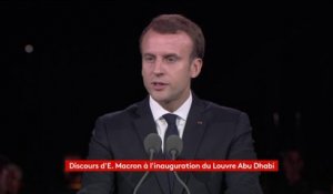 Emmanuel Macron : Ce Louvre du désert et de la lumière est "une réponse que la France doit donner à vos côtés face à l’obscurantisme"