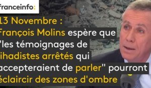Attentats du 13 novembre : François Molins espère que "les témoignages de jihadistes arrêtés qui accepteraient de parler" pourront éclaircir certaines zones d'ombre.
