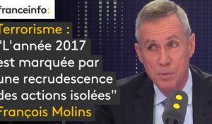 Terrorisme : "L'année 2017 est marquée par une recrudescence des actions isolées" affirme François Molins qui parle de "montée en puissance d'une menace endogène"