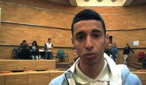 Maxyme, Mounir et Margaux trois lycéens impliqués pour ce bal des jeunes citoyens