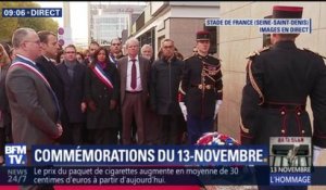 Emmanuel Macron entame au Stade de France l'hommage aux victimes du 13-Novembre