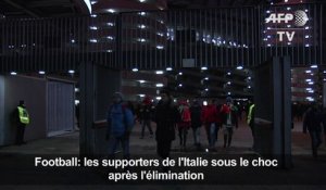 Football: les Italiens sous le choc après l'élimination