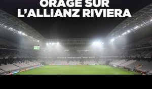 Nice - Nantes : l'incroyable orage sur l'Allianz Riviera