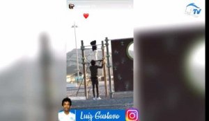 Pendant ce temps-là, Luiz Gustavo sur Instagram...