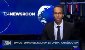 Suisse: Emmanuel Macron en opération séduction à Davos