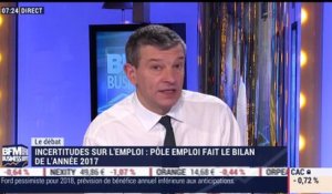 Nicolas Doze VS Jean-Marc Daniel: Un bilan incertain pour l'emploi en 2018 - 25/01
