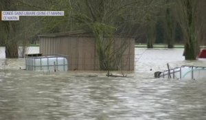 Crue en Seine-et-Marne : les images des inondations à Condé-Saint-Libaire