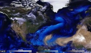 Une simulation des récents ouragans (2017)
