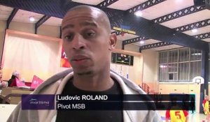 Ludovic Roland pivot du Martigues Sport Basket