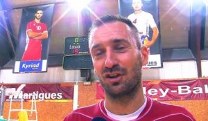 Julien Anton, capitaine de l'équipe au Martigues Volley-Ball.
