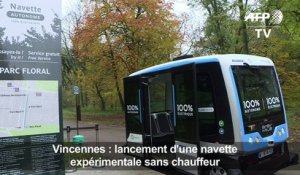 Lancement d'une navette sans chauffeur à Vincennes