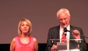 Gaby Charroux lors de l'inauguration du Salon des Jeunes 2013.