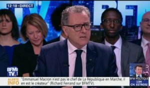 "Ne croyez pas que le président donne des ordres et qu'on claque tous des talons", lance Richard Ferrand