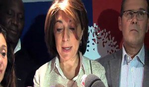 L'intervention de Martine Vassal, tête de liste UMP, à l'annonce des résultats
