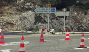 Les routes vers Carro et Sausset en venant de Martigues sont bloquées