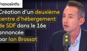 Paris : l'adjoint au maire Ian Brossat annonce la création d'un deuxième centre d'hébergement de SDF dans le 16e