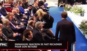 Quand Emmanuel Macron se fait recadrer en public (Vidéo)