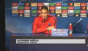 Champions League - 5eme journée - Alphonse Areola en conférence de presse